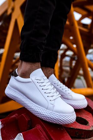 Chekich CH107 GBT Erkek Ayakkabı BEYAZ / HAKİ