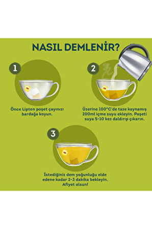 Lipton Ihlamur Bardak Poşet Çay X 6 Adet