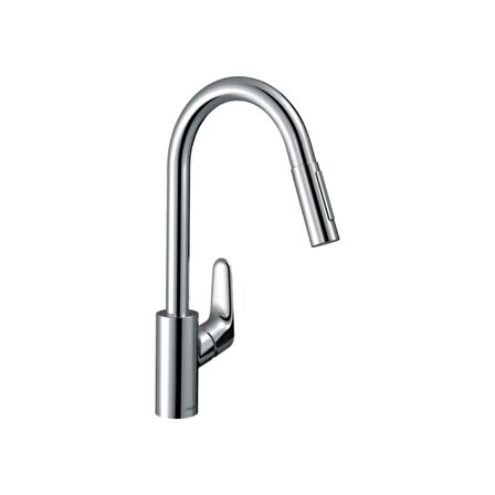 Hansgrohe Focus M41 Tek Kollu Eviye Bataryası Krom