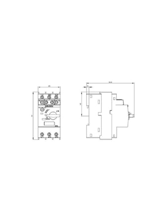 Siemens Sirius Motor Koruma Şalteri 3RV2011-1FA10 (3,5-5,0A; 100kA; BOY S00)
