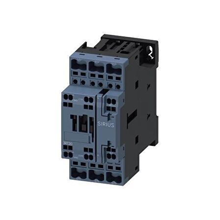 Sıemens Sırıus Kontaktör, Ac 230V Bobinli, 5,5 Kw, 1No+1Nc