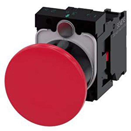 Sıemens,3Su1100-1Ba20-1Ca0 Kmple Acil Stop Mantar 40Mm ,Çek-Kur