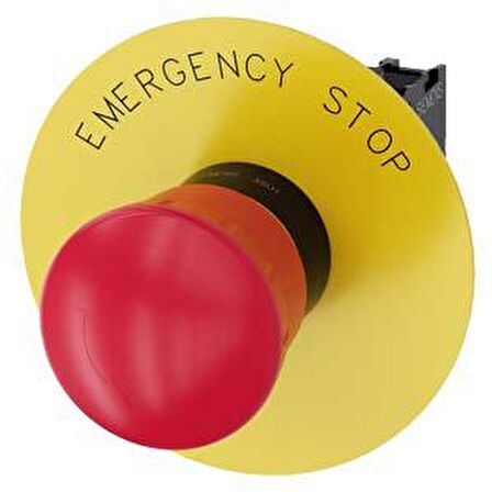 Sıemens,3Su1100-1Hb20-1Cg0 Kmple Acil Stop 40Mm ,Çevir-Kur