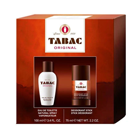 Tabac Original EDT 100 ml + Deostick 75 ml Erkek Parfüm Seti