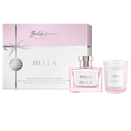 Baldessarini Bella EDP 50 ml + Mum 75 g Kadın Parfüm Seti