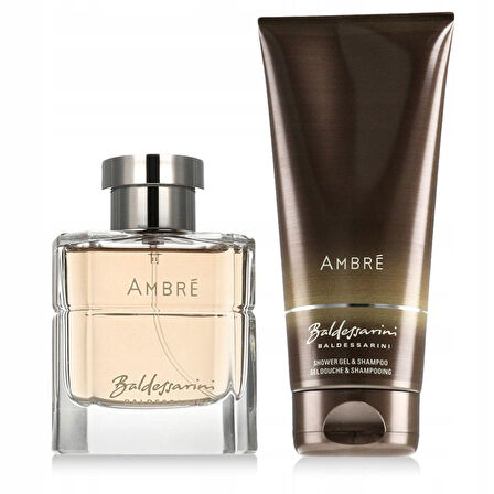 Baldessarini Ambre EDT 50 ml + Shower Gel & Shampoo 200 ml Erkek Parfüm Seti