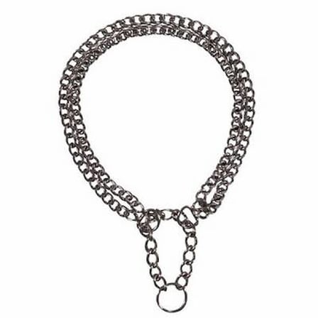 2 Sıra Zincir Köpek Boyun Tasması 55 Cm 2,5 Mm