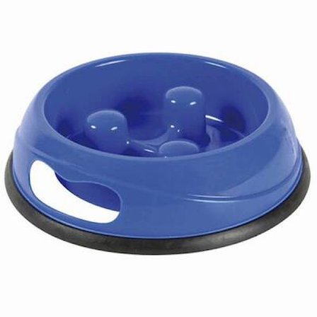 Köpek Yavaş Besleme Plastik Mama Kabı 0,9 Lt 23 Cm