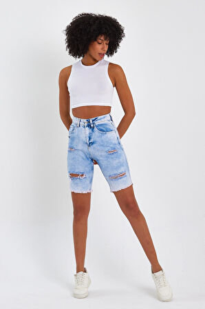 ALEXANDERGARDİ ÖZEL KOLEKSİYON DENİM ŞORT(4011M)