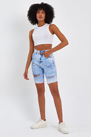 ALEXANDERGARDİ ÖZEL KOLEKSİYON DENİM ŞORT(4011M)