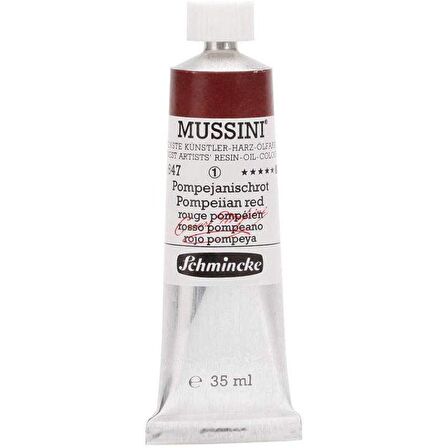 Mussini 35ml Yağlı Boya Seri:1 No:647 Pompeian Red