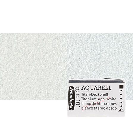 Schmincke Horadam Aquarell 1/1 Tablet 101 Titanium Op. White S1