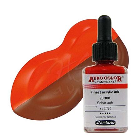 Schmincke Aero Color 28ml No:300 Scarlet