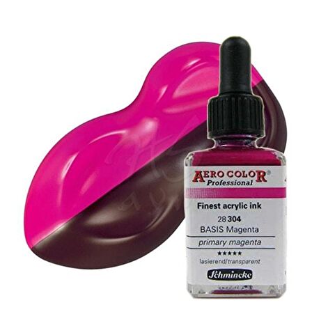 Schmincke Aero Color 28ml No:304 Primary Magenta