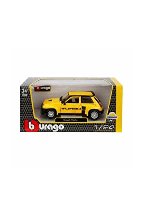 Burago 1:24 Renault 5 Turbo Model Araba Renault 5 Turbo Metal Araba