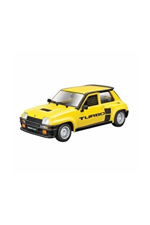 Burago 1:24 Renault 5 Turbo Model Araba Renault 5 Turbo Metal Araba