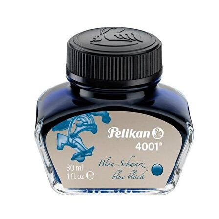 Pelikan Dolma Kalem Mürekkebi 30 ML Mavi-Siyah 4001