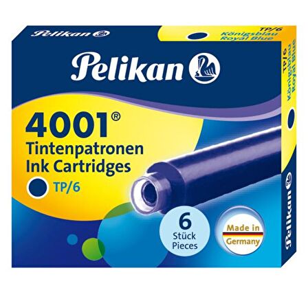 Pelikan Dolma Kalem Kartuşu Küçük Royal Mavi 4001