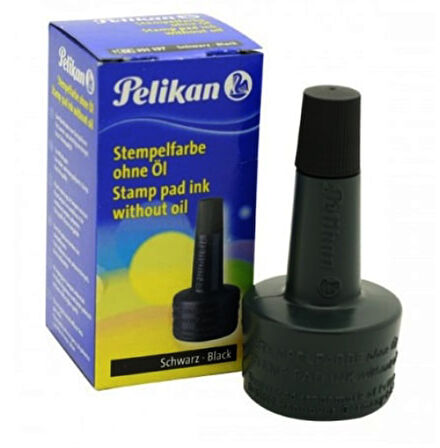 Pelikan Istampa Mürekkebi 30Cc Siyah - 3 adet