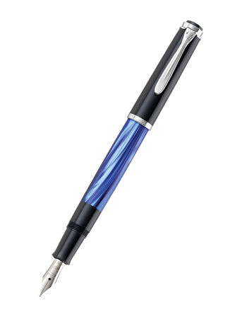 Pelikan M205 Ebruli Mavi Dolma Kalem M205 MB