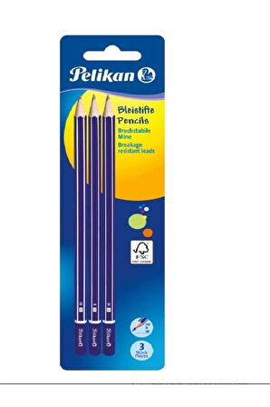 Pelikan Kurşun Kalem 3 Lü Blister Hb-B-2b P-807418