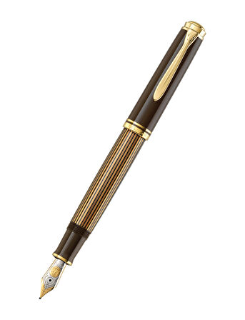 Pelikan M800 Kahverengi-Siyah M Dolma Kalem 813976