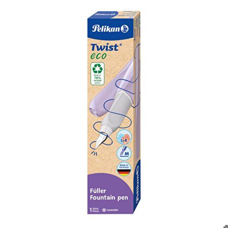 Pelikan Twist Eco Dolma Kalem, M Uç, Pastel Lavanta / 822237