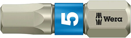 Wera 3840/1 TS Bits, Paslanmaz, 5 x 25 mm