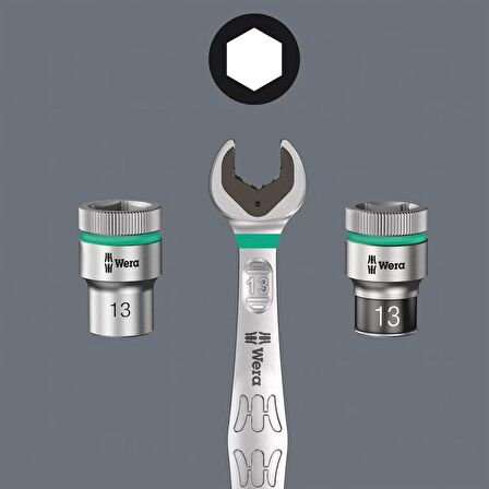 Wera 8790 HMA Zyklop 1/4" Lokma 10mm 05003509001