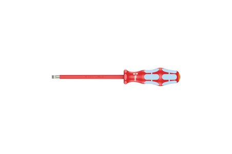 Wera 3160 i VDE Yalıtımlı Düz Tornavida, Paslanmaz, 1 x 5.5 x 125 mm