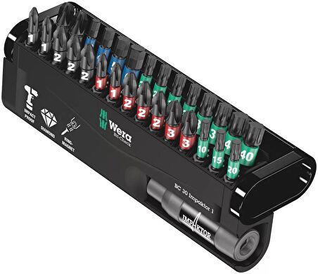 Wera Bit-Check 30 lu impaktor Bits Seti 1 05057690001
