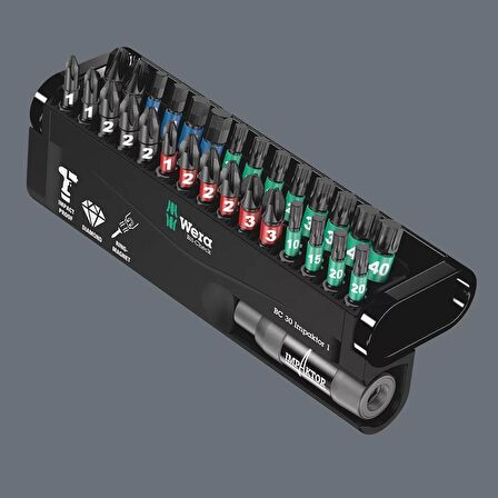 Wera Bit-Check 30 lu impaktor Bits Seti 1 05057690001
