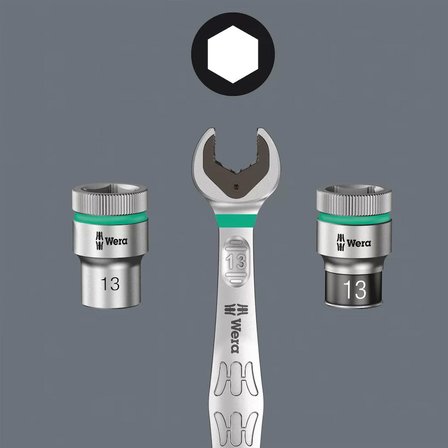 Wera 6000 Joker 4 lü Seti Cırcırlı Açık Ağızlı Anahtar 05073290001