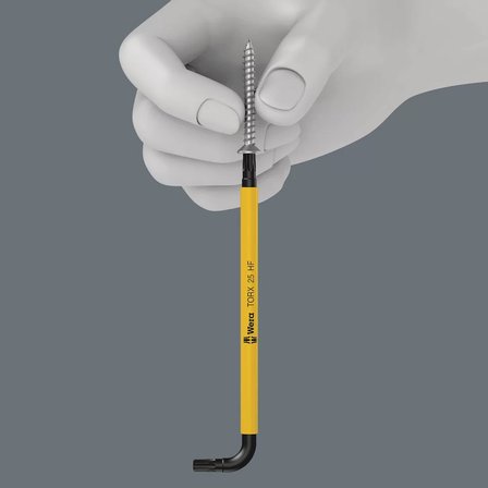 Wera 967 SXL TORX® HF Renkli Allen Anahtar, Tutma Fonksiyonlu, Uzun, TX 15 x 123 mm