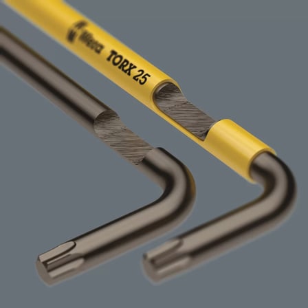Wera 967 SXL TORX® HF Renkli Allen Anahtar, Tutma Fonksiyonlu, Uzun, TX 15 x 123 mm
