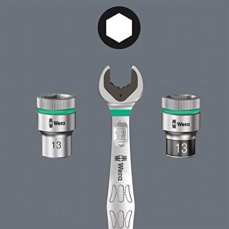 Wera 8790 HMA Zyklop 1/4" Lokma 15mm 05003499001