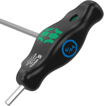 Wera 454 HF Tutma Fonksiyonlu Hex-Plus T Saplı Tornavida, inç, 5/32" x 150 mm