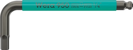 Wera 950 SPKS Renkli, Emperyal, BlackLaser, 1/4" x 100 mm