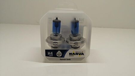 NARVA FAR AMPÜLÜ 12V 90/100W H4 TIRNAKLI BEYAZ IŞIK 4500K TAKIM 2 ADET