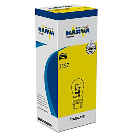 NARVA AMPUL 12V 27/7W 1016 SOKETLİ DİPSİZ 3157