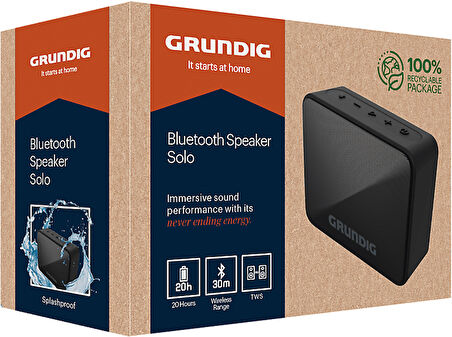 GRUNDIG Solo+ Bluetooth Hoparlör Siyah