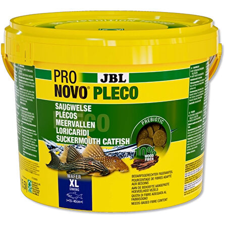 Jbl Pro Novo Pleco Wafer XL 2,8 Kg / 5,5 L Kova Yem