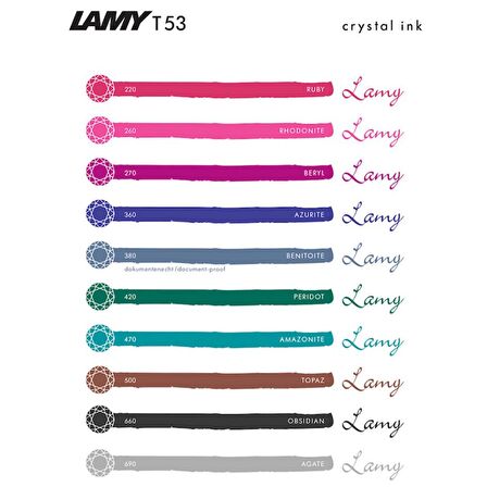 LAMY T53 MÜREKKEP (RHODONITE) 30ML 