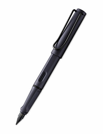 Lamy Safari Steel Black Dolma Kalem - F Uç 0E2-SB-F
