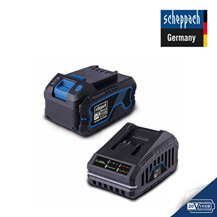 Scheppach 20V 4,0 Ah Starter Kit (Başlangıç Seti) - 7909201721
