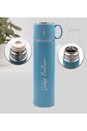 Bardaklı Mavi Termos