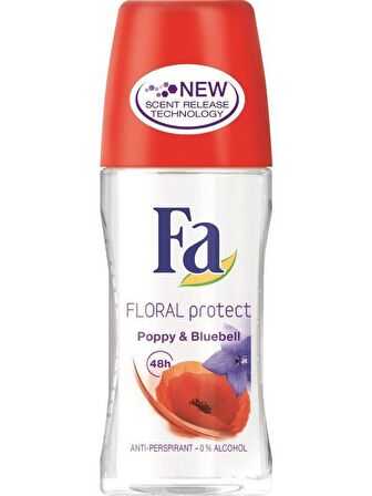 Fa Floral Protect Pudrasız Leke Yapmayan Kadın Jel Deodorant 50 ml