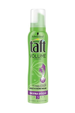 Taft Saç Köpüğü Volume Ekstra Güçlü 3 150 Ml