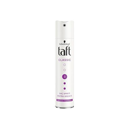 Taft Saç Spreyi 250 ML Classıc Ekstra Güçlü