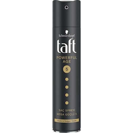 Taft Saç Sprey Powerful Age Mega Güçlü 5 250 Ml